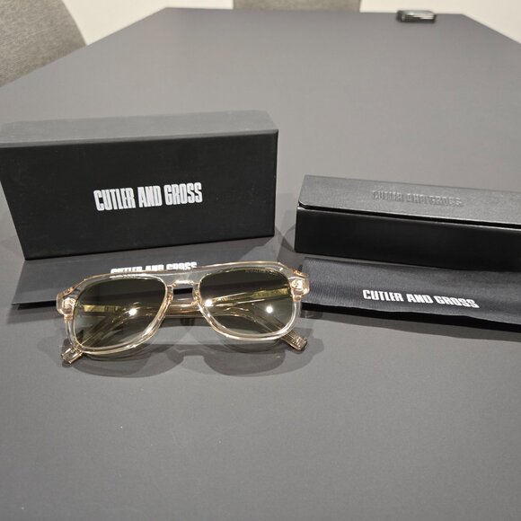 Cutler and Gross CG0822V2S 003 Granny Chic Sunglasses - Size: 53 - 17 - 145 - Picture 9 of 11
